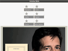 Tablet Screenshot of antoinebello.com